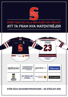 NYA matchtröjor tack vare samarbetspartners