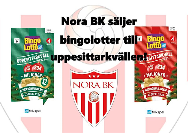 Bingolotter Till Uppesittarkvällen 2023! | Nora BK