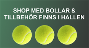 Vi säljer bollar i hallen
