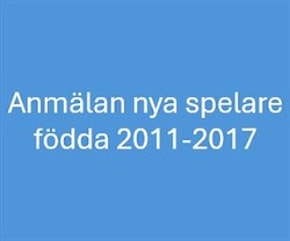 Intresseanmälan Födda 2012-2017