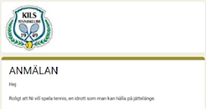 Anmälan till klubben