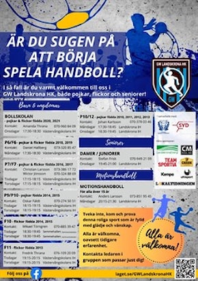 Vill du börja spela handboll
