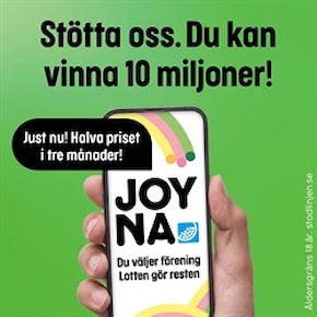 Erbjudande Joyna kampanj 3månader