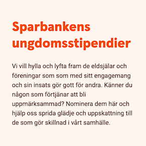 Sparbankens ungdomsstipendier