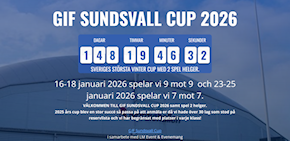 GIF Sundsvall Cup 2026 anmäl er till Sveriges stör