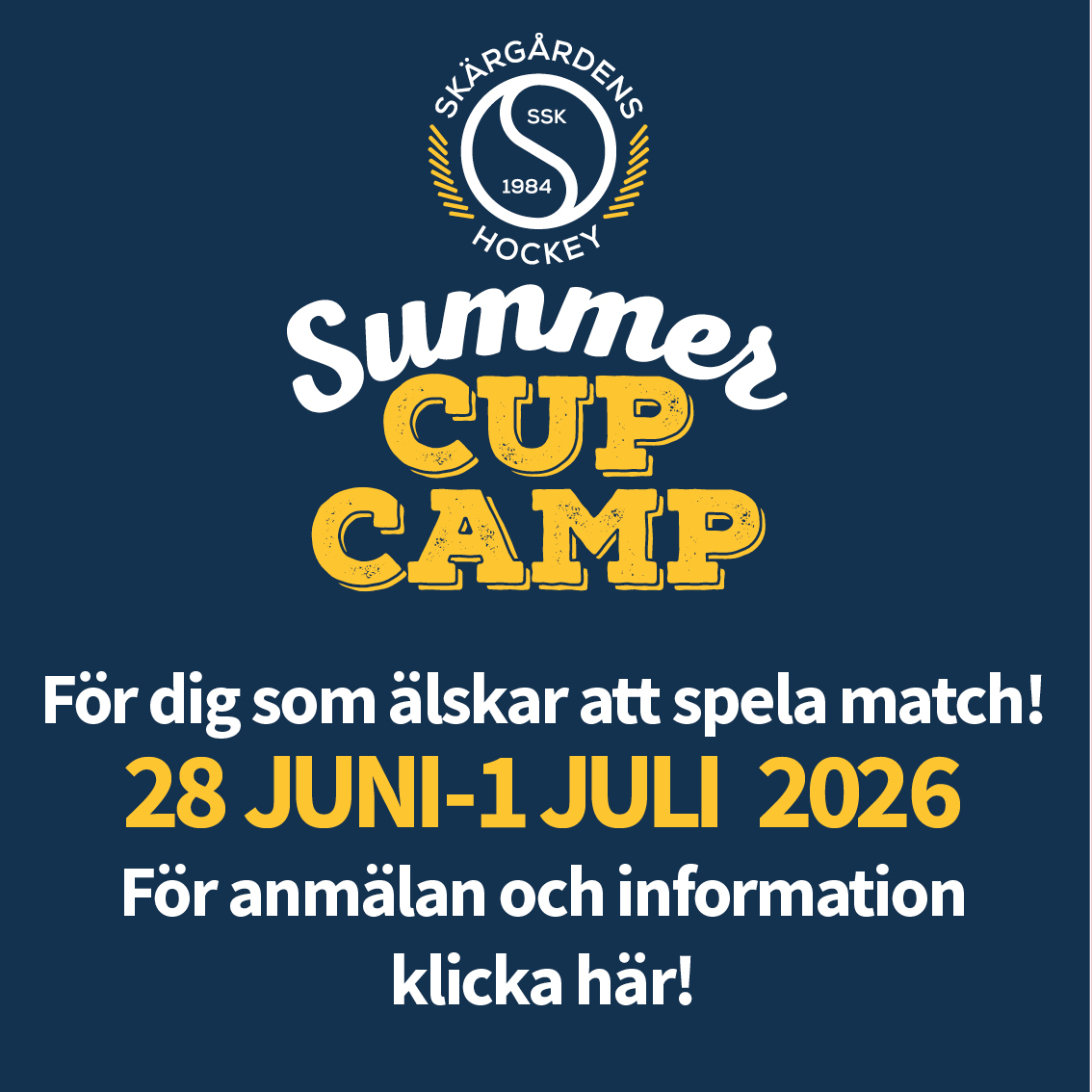 Skärgårdens Hockey Summer Cup Camp 2026