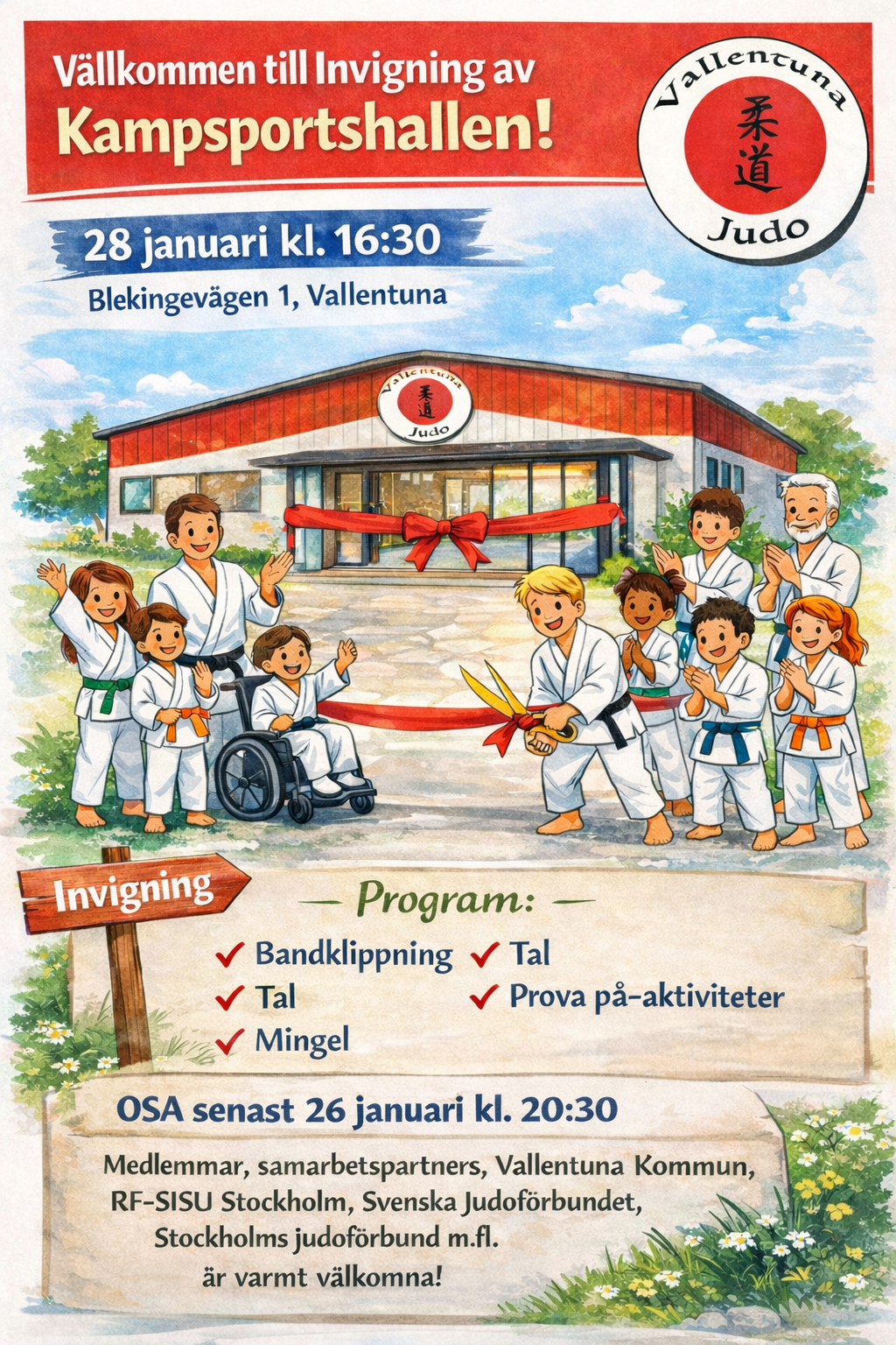 Ett nytt kapitel för Vallentuna Judo