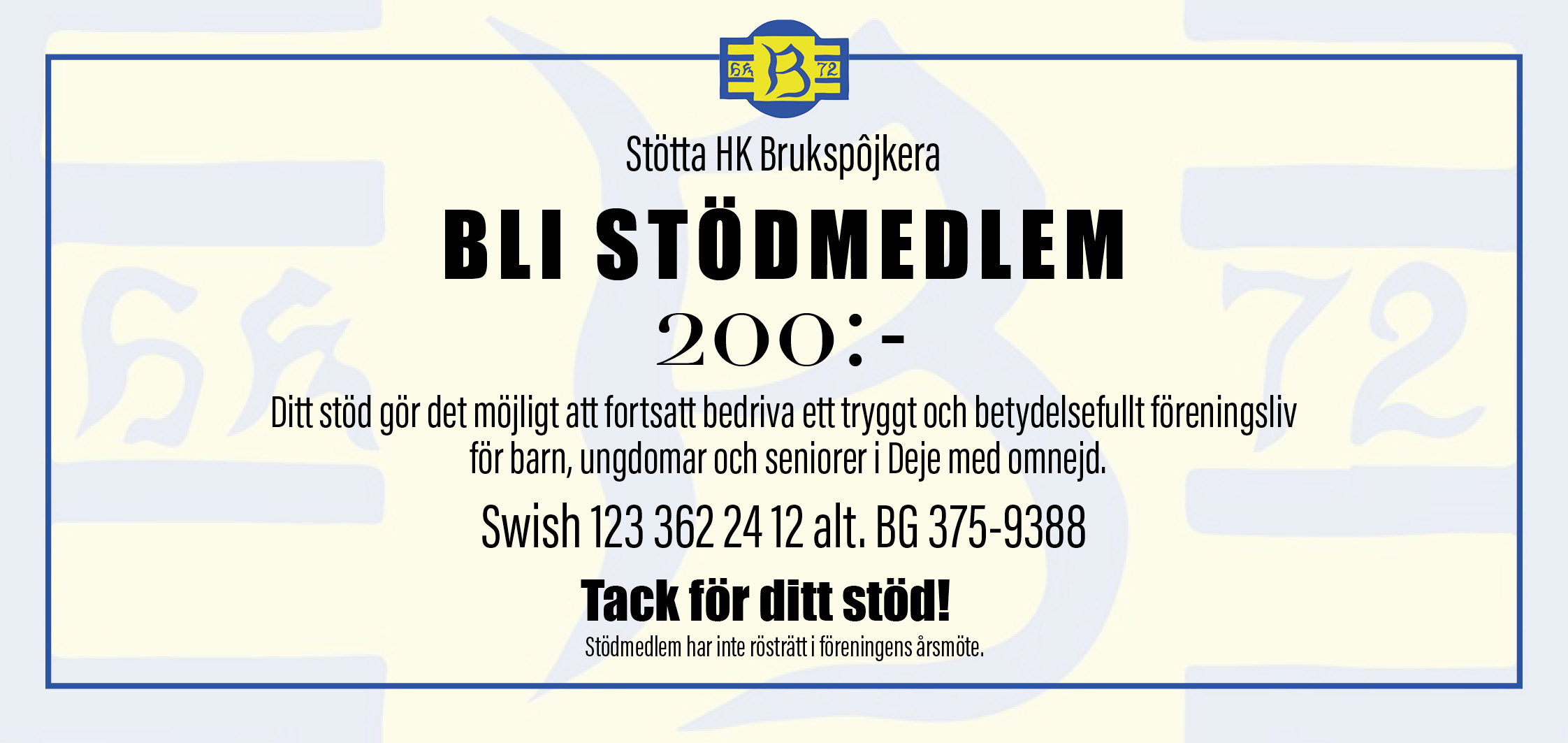 Stödmedlem