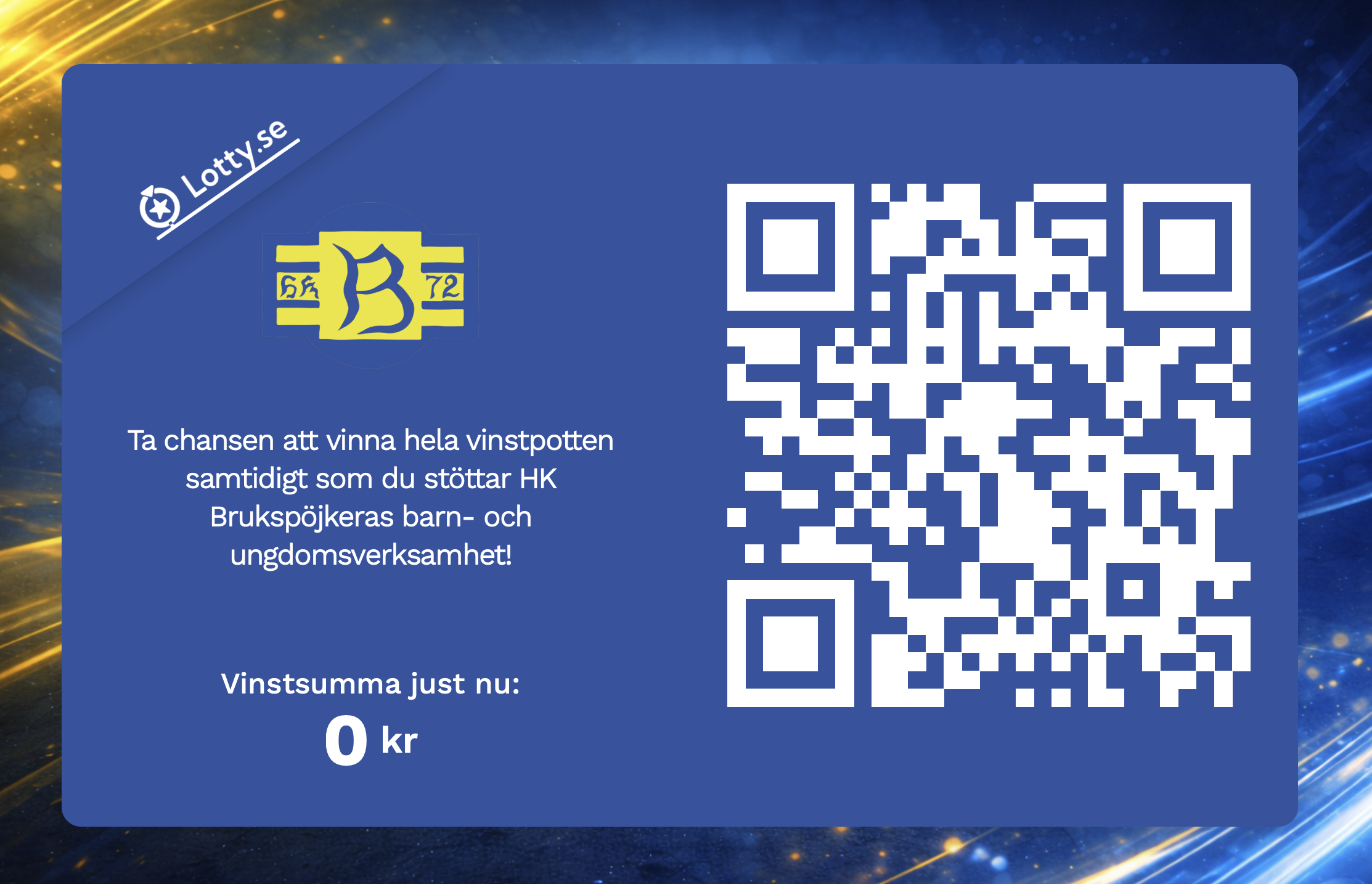 50/50 månadslotteri