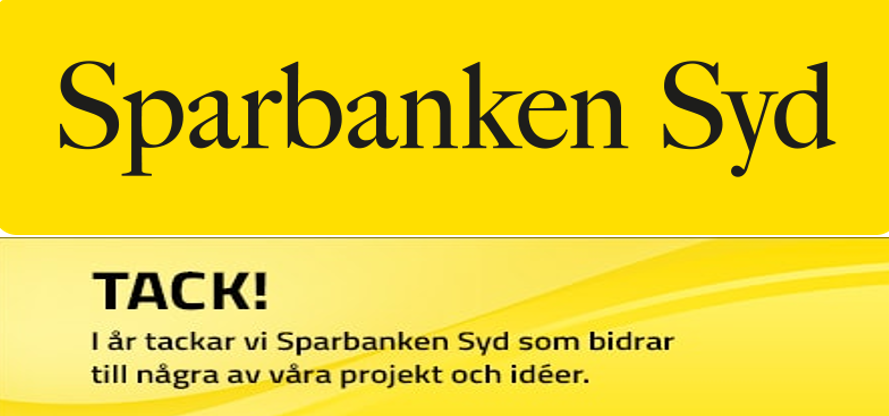 Tack till Sparbanken Syd!