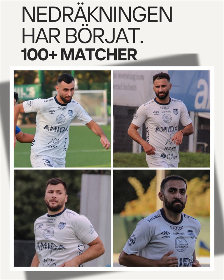 Hyllning 100+ matcher Fittja IF