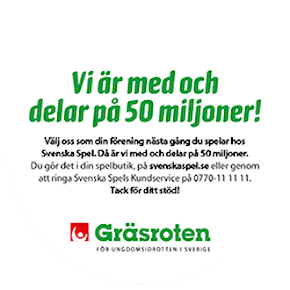Gräsroten - Svenska Spel 2021