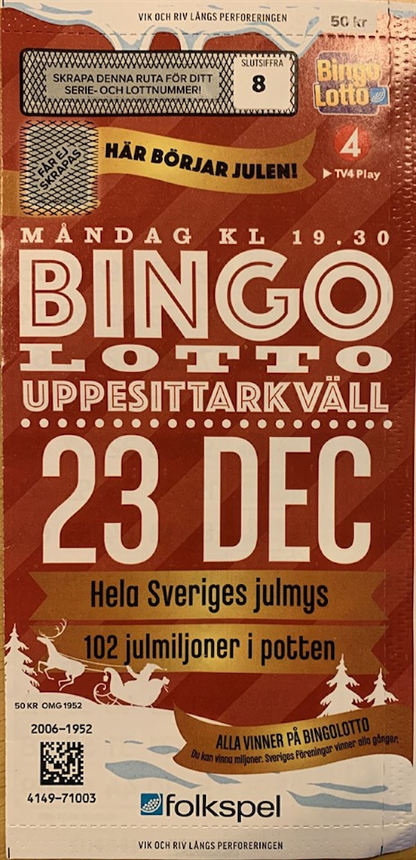 Bingolotto Uppesittarkvall Forsaljning 2019 Bk Forward U 15 16 Laget Se