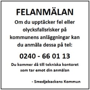 Felanmälan