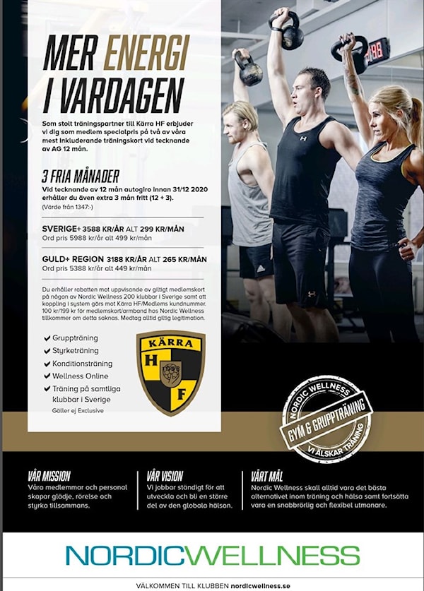 Kampanjerbjudande från Nordic Wellness Kärra HF P10