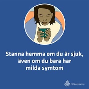 stanna hemma om du är sjuk