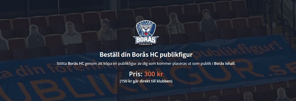 Få din egen publikfigur i Lejonkulan!  Borås HC