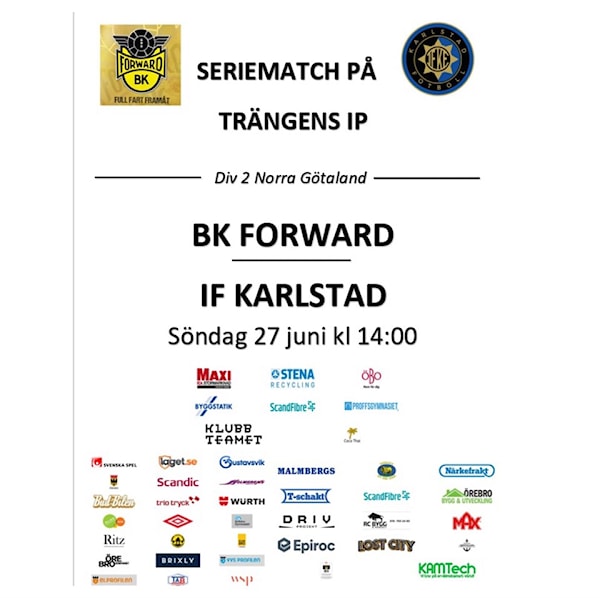 Seriematch Mot If Karlstad Bk Forward