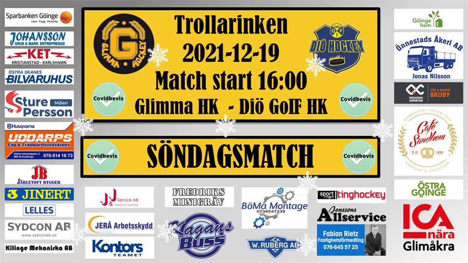 Obs Covidpass Fran 1 December Obs Glimma Hockey A Lag Obs Covidpass Fran 1 December Obs Glimma Hockey A Lag