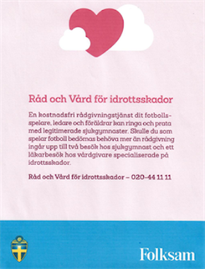 Råd & Vård vid idrottsskador